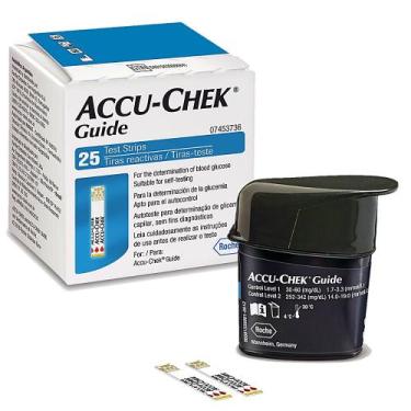 Imagem de Tiras Reagentes Accu-Chek Guide - 25 tiras - Roche