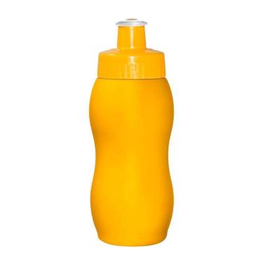 Imagem de Kit 50 Squeezes Wave 250Ml Amarelo Plástico Premium