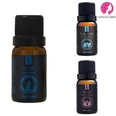 Imagem de essencias kit aromatizantes para difusor elétrico - 03 un - Via aroma