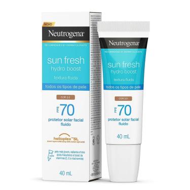 Imagem de Protetor Solar Neutrogena Sun Fresh Hydro Boost FPS 70 Cor 3.0 40ml