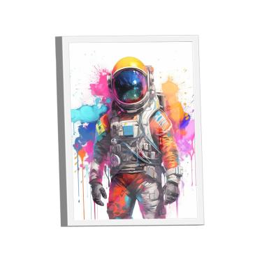 Imagem de Quadro Decorativo Astronauta Grafite Colors