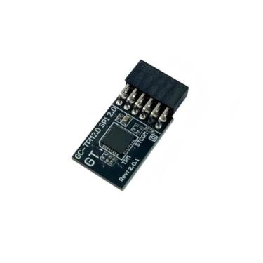 Imagem de Jintai Módulo TPM 2.0 LPC SPI 12 pinos cartão remoto criptografia placa de segurança acessório para placa mãe Gigabyte Z690 UD AX, UD V2, Gaming X DDR4 V2, Gaming X DDR4, AORUS Master, AORUS Elite