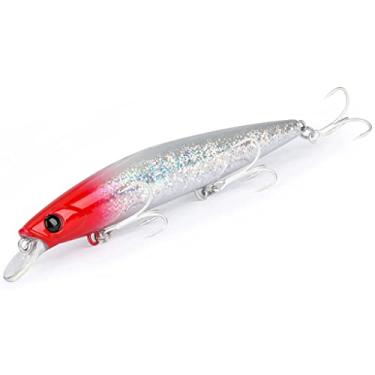 Imagem de ZZTWER Ultra Long Casting 135S Saltwater Sinking Minnow 135 mm 26,4 g Tungaten Isca de pesca de robalo duro