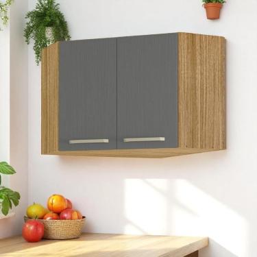 Imagem de Armário Para Canto Obliquo Ametista Freijó Gris