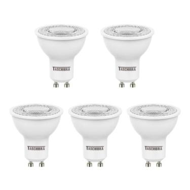 Imagem de Kit 5 Lampadas Led Dicroica MR16 TDL 25 4w 4000k Taschibra