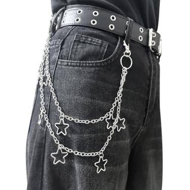 Imagem de OWMOSYX Corrente de calça Silver Star, moderate, Metal, /