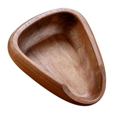 Imagem de IEUDNS Copo dosador triangular de madeira para grãos de café, versátil, 3,9 x 3,1 x 1,1 polegadas para pesagem e distribuição, recipiente leve para colher, Style a