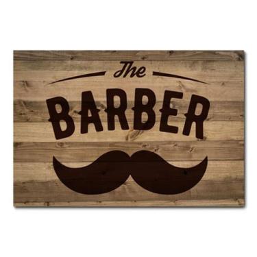 Imagem de Placa Decorativa - Barber Shop - Barbearia - 0820plmk - Allodi