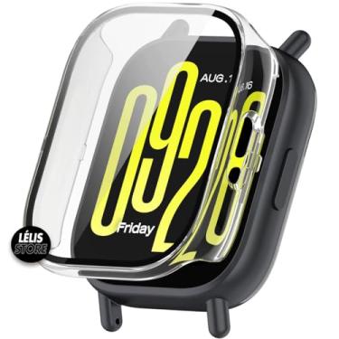 Imagem de Case Capa Bumper para Xiaomi Redmi Watch 5 LITE/ACTIVE Proteção Acrílico com Vidro Temperado Premium (WATCH 5 ACTIVE)