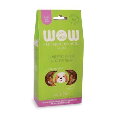 Imagem de Petisco natural para cães sabor peito de frango com alecrim WOW Pet Fo