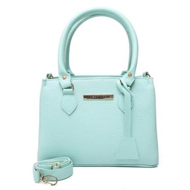 Imagem de Bolsa Feminina Média Transversal Tote Angike - Manuela Marques, Verde