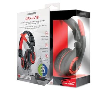 Imagem de Dreamgear Dgun-2588 Headphone Gamer Grx-670 Universal Com Microfone, Dreamgear, Preto E Vermelho - Android