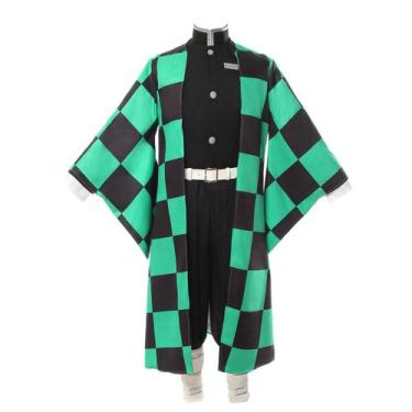 Imagem de Roupa de cosplay Nuoqi Tanjiro Kamado Demon Slayer S Green