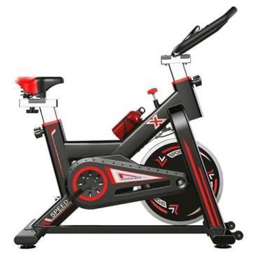 Imagem de Bicicleta Spinning Mecânica New Speed Q50 Vermelha/Preta
