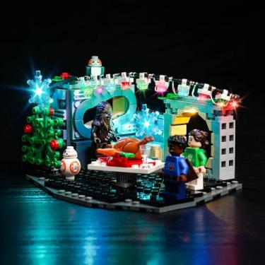 Imagem de Hilighting Upgraded Led Light Kit Compatible with Lego Millennium Falcon Holiday Diorama Building Set, Lights Decoration Compatible with Lego 40658 (Model Not Included)