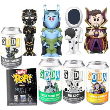 Imagem de Supreme Marvel Figure Soda Spiderverse Spot Loki Infinity Saga Bitty Pop! + Doctor Strange Sorcerer + Black Panther Heroes