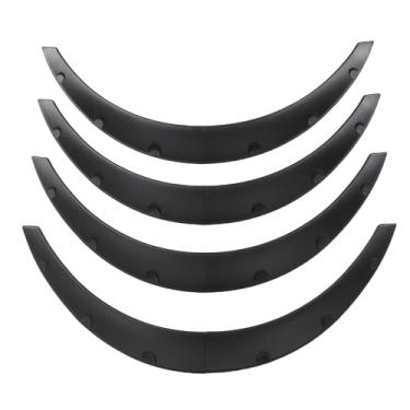 Imagem de Jiawu Alargamentos Universais para Rodas de Carro, Kit de Carroceria Extra Larga 80 Mm, Adequado para Veículos Off-road Sedan SUV, Preto ABS, para Montagem Universal