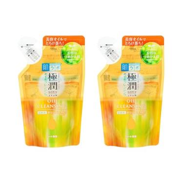 Imagem de Hada Labo Kit Com 2 Refis Cleansing Oil 180ml - Limpador facial demaquilante
