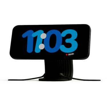 Imagem de Suporte para carregador MagSafe, para iPhone 17 16 15 14 13 e Apple Watch 11 10 9, Ultra, (Não Acompanha carregador), Mag - Preto