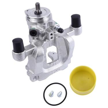 Imagem de moseiny LR113706 Conjunto de pinça de freio traseiro direito compatível com Rover Range Rover Evoque Discovery Sport SE 2.0L 2015 2016 2017 2018 2019 2020 2021 2022 2023 Pinça de freio LR061381