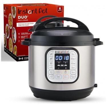 Imagem de Panela de Pressão Elétrica Instantânea Instant Pot Duo 7 em 1, 8 Litros - Aço Inoxidável