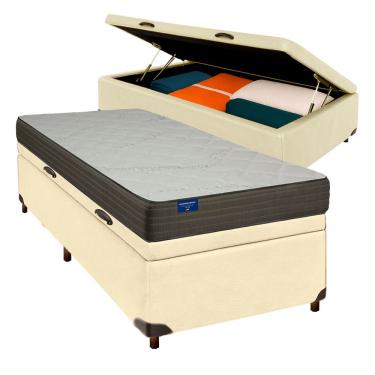 Imagem de Colchão Solteiro D33 + Bau Blindado - Orthotech Inducol