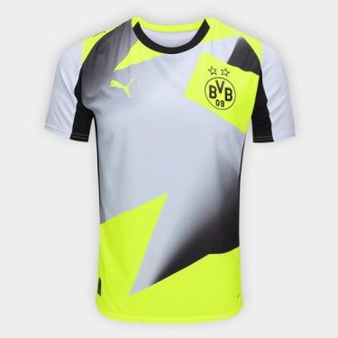 Imagem de Camisa Borussia Dortmund Away 25/26 s/n Torcedor Puma Masculina, Cinza
