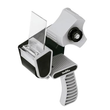 Imagem de Staroffice Aplicador de Fita Adesiva A050 | Suporta Fitas até 50mm | Lâmina com Capa Protetora | Design Anatômico, Fácil de Usar e Seguro | Ideal para Fechamento de Caixas e Embalagens