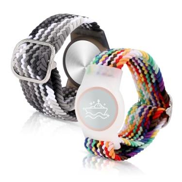 Imagem de 2 peças de suporte para medalhão de princesa cruzeiro, pulseira de relógio de nylon elástico ajustável, pulseira protetora para princesa, medalhão, acessórios para homens e mulheres