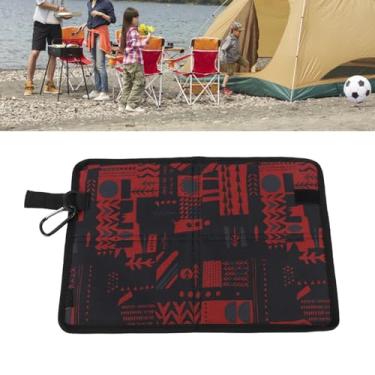Imagem de Almofada de assento de acampamento dobrável portátil, tapete externo de tecido Oxford para piquenique, mochila, atividades de gramado, leve