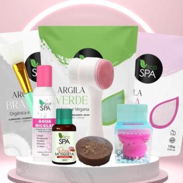 Imagem de Kit Skin Care Limpeza de Pele e Cuidado Facial Completo c/ Rosa Mosque