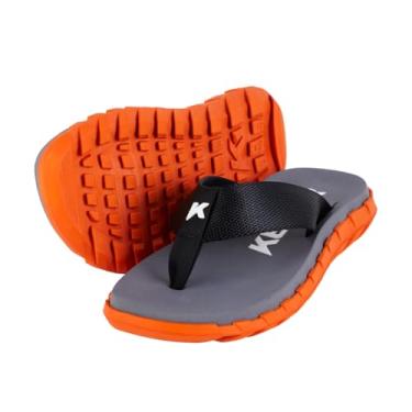 Imagem de Sandália Kenner Masculina Megah Laranja/prata/preto Dnq-02 43
