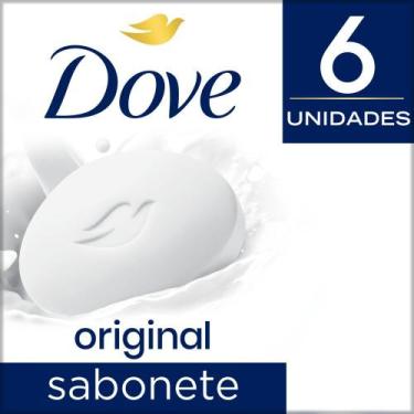 Imagem de Sabonete Em Barra Dove Original 6 Unidades de 90g, 6, 90g, Original