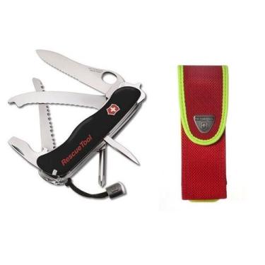 Imagem de Canivete Suíço Victorinox RescueTool Preto 15 funções com Bainha