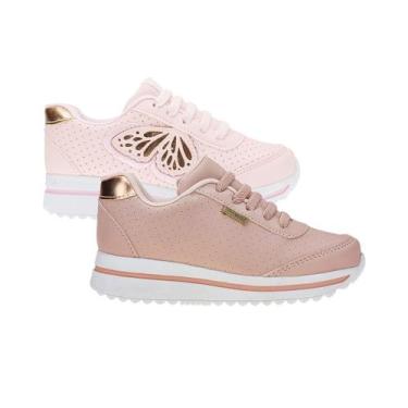 Imagem de Tênis Feminino Menina Escolar - KIT 2 PARES Tam 24 ao 34 - Sapatinhos.
