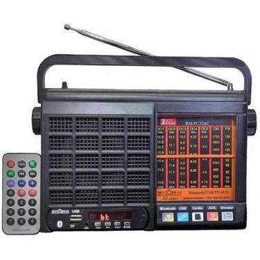 Imagem de Rádio 7 Faixas - Bluetooth- Cartão Micro Sd- Usb E Controle
