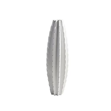 Imagem de Yalych Vaso decoração vaso de escritório nórdico criativo cacto ornamento modelo sala de estar armário TV varanda cerâmica flor secador branco decoração de casa (tamanho: grande)