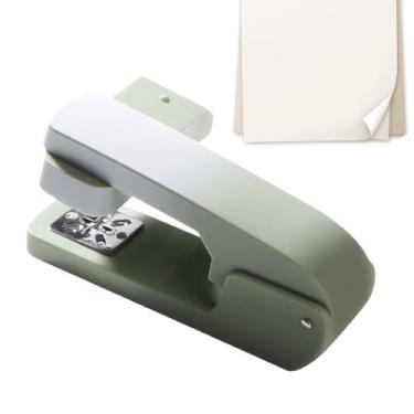 Imagem de Grampeador de livro, grampeador de braço rotativo de 360 graus, máquina de grampeamento de capacidade de 20 folhas de alcance profundo para embalagem de pôster e livreto de documentos