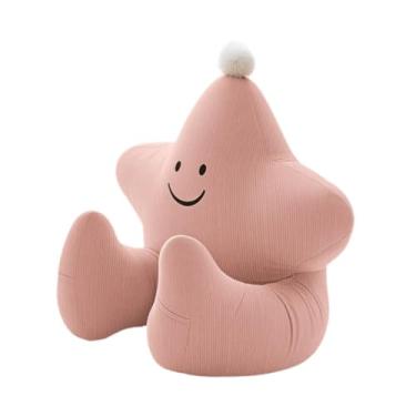 Imagem de YWJLQH Travesseiro de Leitura para Descanso, Apoio para Os Braços E Costas, Almofada para Sentar Na Cama E Assistir, Rosa L