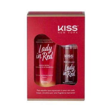 Imagem de Kit Kiss New York Body Splash + Loção Corporal Lady in Red - KISS NY