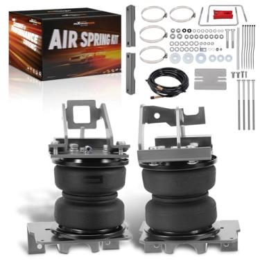 Imagem de maXpeedingrods 5000 lbs Rear Air Suspension Bags Kit for Ford F-250 F-350 4WD 2011-2016 and F-450 4WD 2011-2014 Super Duty Air Helper Spring Kit Gray