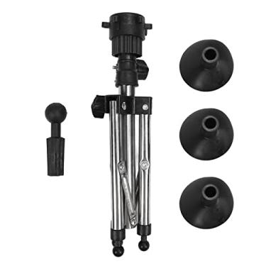 Imagem de CUOFYUNL Suporte ajustável para peruca Tripé em liga de alumínio Suporte para manequim para cosmetologia e treinamento de cabeleireiro