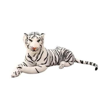 Imagem de Brinquedo De Pelúcia Tigre Gigante 50/75CM Realista Simulação De Anima