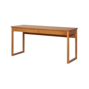 Imagem de Escrivaninha com Gavetas 160 cm Duna - Nozes - Meu Móvel de Madeira Marrom