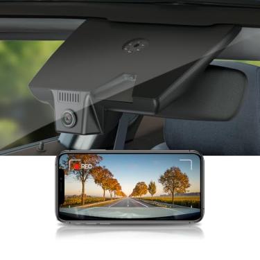 Imagem de Fitcamx 4K Dash Cam Adequada para Hyundai Sonata 2020-2023 SE SEL Plus Limited N Line & Hybrid (Part No#L1000), OEM Estilo, 2160P UHD Vídeo, WiFi&APP, Loop Gravação, G-Sensor, Plug&Play, 64GB Cartão