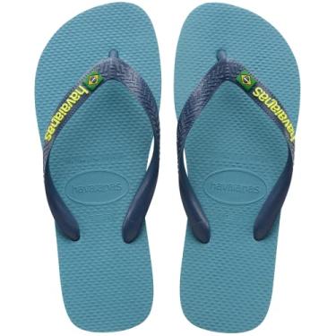 Imagem de Chinelo Havaianas Brasil Logo Azul Nautico