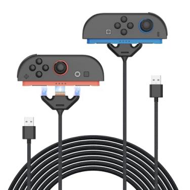 Imagem de Tendak Switch 2 Charger Cable for Nintendo Switch 2 Joycon, Portable Magnetic Joycon Charging Cable, 8.2FT/2.5M USB Joycon Charge Cord, Replacement for Nintendo Switch Dock