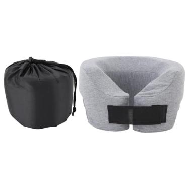 Imagem de Almofada facial para baixo, espuma de memória, multifuncional, portátil, suporte para avião, almofada de berço facial