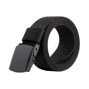 Imagem de Cinto Tático Militar Unissex plus Size Em Nylon Com Fivela Automática,