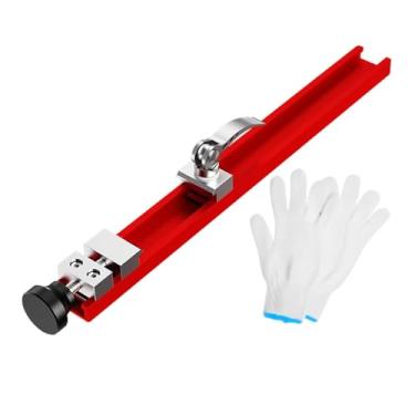 Imagem de KiBcsLic Guia de base para serra circular, grampo de posicionamento ajustável para serra circular, ideal para marcenaria, uso profissional e em bancadas, 36cm